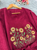 کفتان گلدوزی اروشا 🌿 با رنگبندی و کیفیت بسیار عالی ✅والی۳