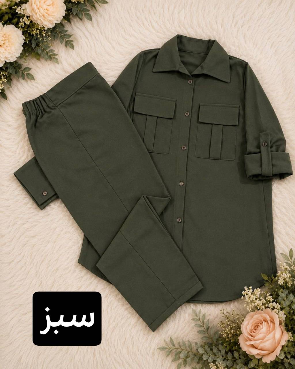 ست مانتو شلوار پامچال در رنگبندی 🥰🥰الی