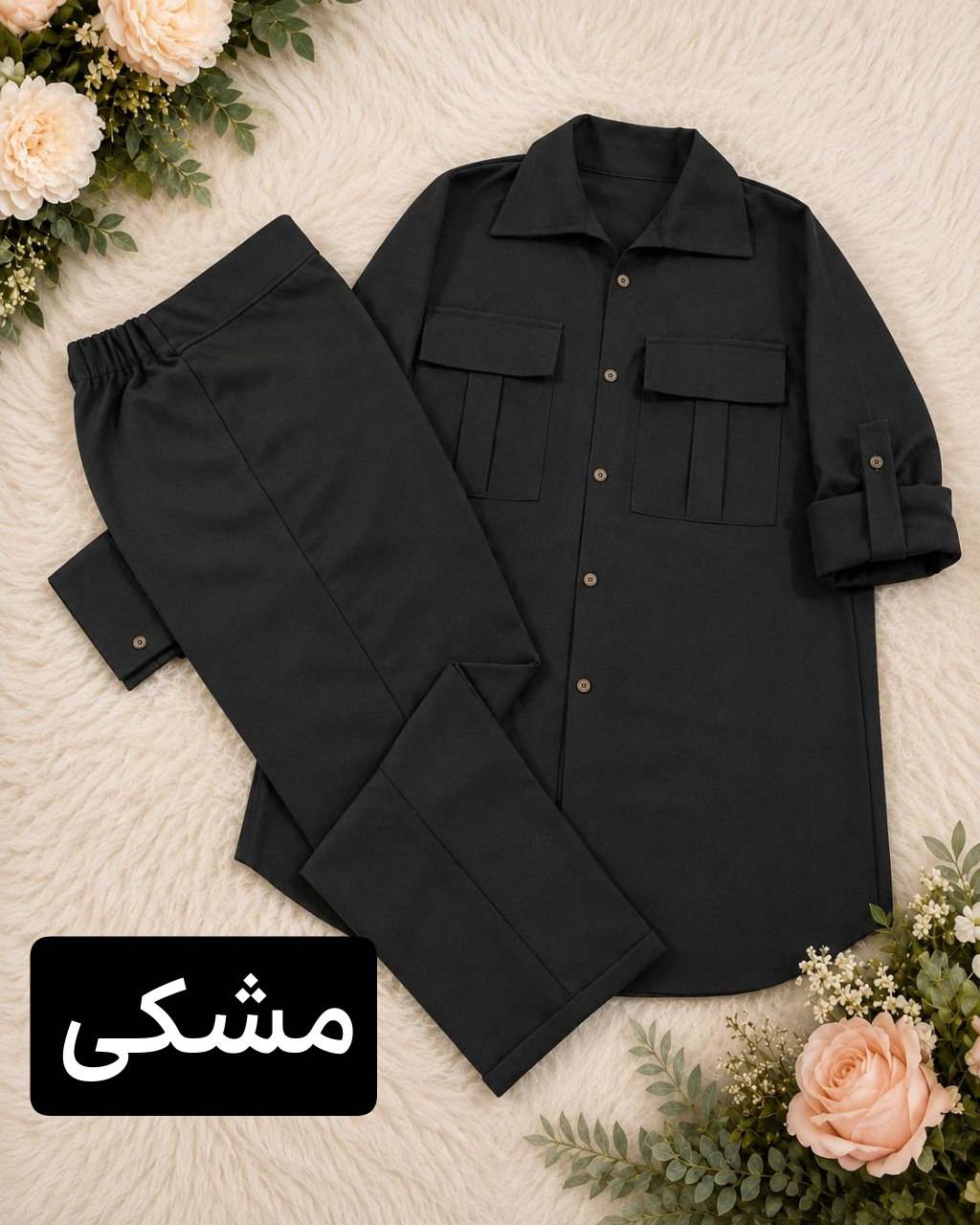 ست مانتو شلوار پامچال در رنگبندی 🥰🥰الی