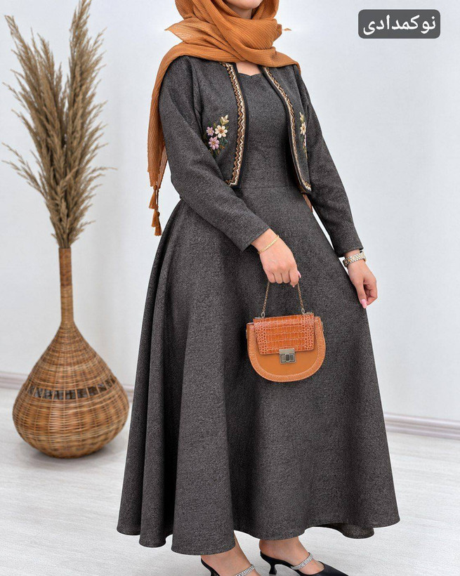 ست کت سارافون گلدوزی ژیوا با کیفیت عالی🌺🌱7326شایسته