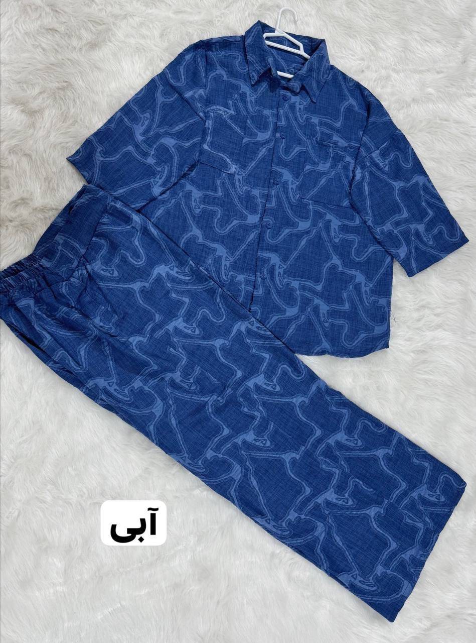 ست یسنا طرح موج بسیار زیبا و شیک😍🌺چیچک۲۲۷۶۲