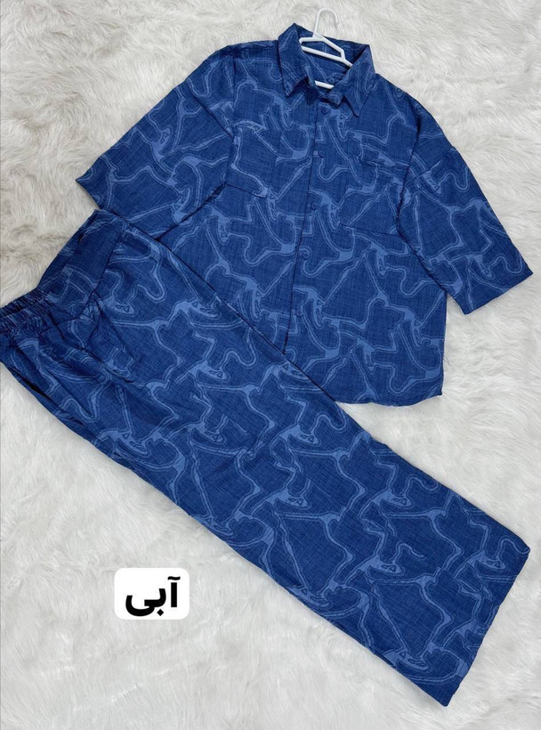 ست یسنا طرح موج بسیار زیبا و شیک😍🌺چیچک۲۲۷۶۲