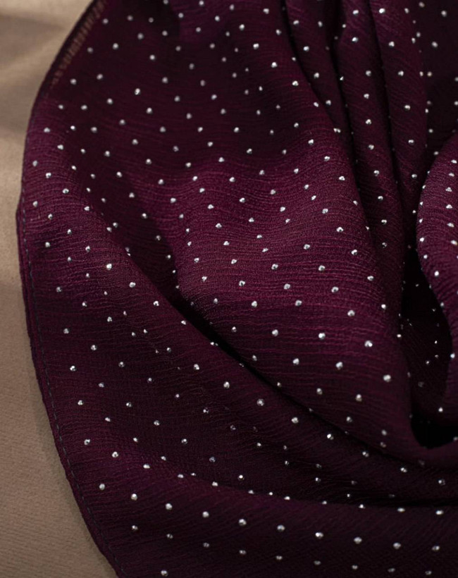 روسری مجلسی حلما در رنگ بندی 🎀 🎀 کد ۱۳۷۳۶ ستشو