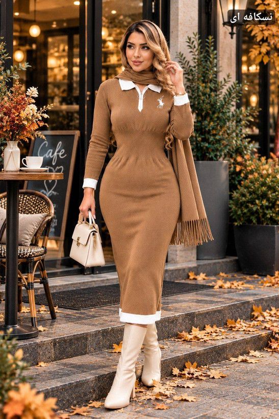 پیراهن مانتویی پولو🌺😍24827شایسته
