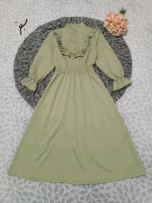 پیراهن مازراتی کمر ماسوره مازراتی کجراه در رنگبندی 🎀🎀کد۷۵۰۹ دل