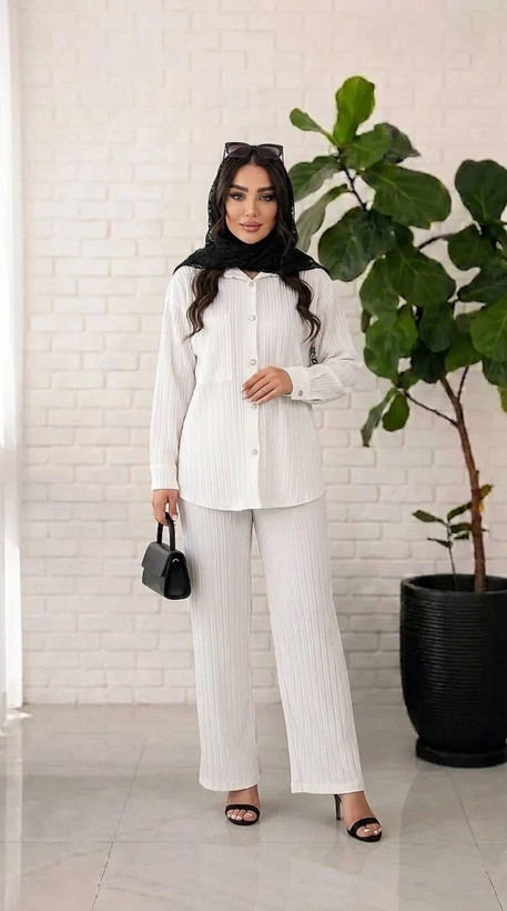 شومیز شلوار نیکا 💞🎀 کد 14047 ماه