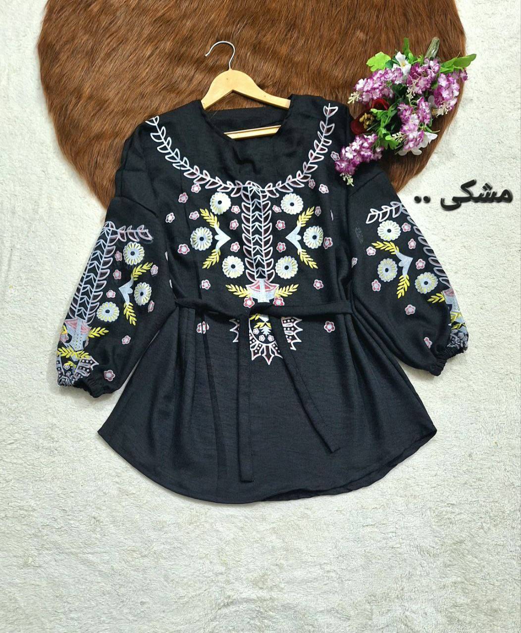 تونیک چاپی رنگی آرامش 🎀💞کد 84560 شیک و مد