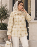 شومیز مانتویی روشا ۳۴۱ در دو رنگ 🤩 🤩 کد ۲۴۷۹۴ لی