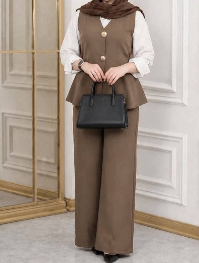 ست وست و شلوار نازلی جنس مازراتی😎👌🏻کد 23010 سیمو