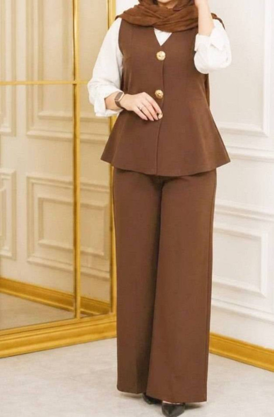 ست وست و شلوار نازلی جنس مازراتی😎👌🏻کد 23010 سیمو