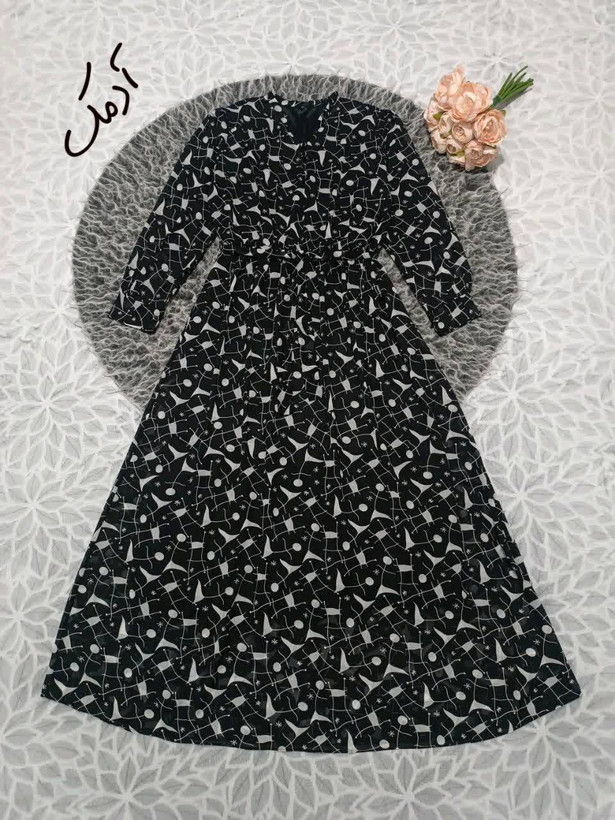 پیراهن یقه چین سه دکمه در رنگبندی 🥰🥰کد۲۵۹۷۶ دل
