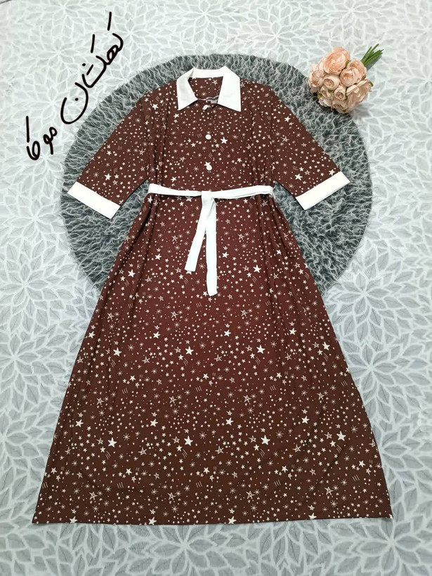 پیراهن یقه سفید سوپر سافت با لطافت بالا در رنگبندی 🎀 🎀 کد ۲۳۳۰۴ دلتا