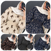 پیراهن پاییزه آبان در رنگبندی 🌈🌈کد۲۶۰۷۳ دل