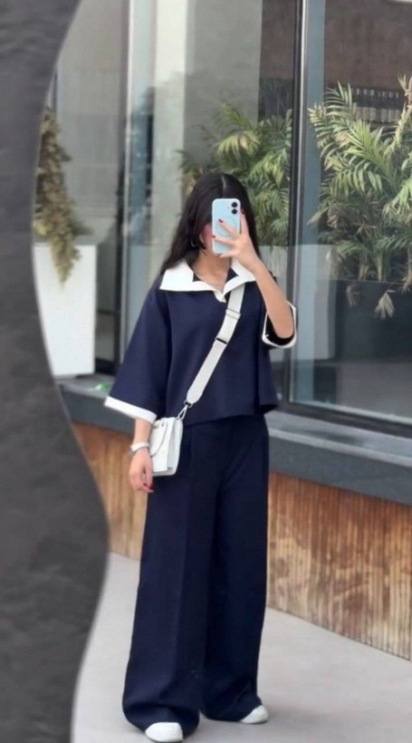 ست پلوشرت و شلوار بسیار زبیا 🌺😍سیمو سیمو۲۱۴۷۲