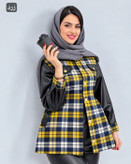 مانتو ترکیبی شاکمن زیبا و جذاب 😍🌺25898شایسته