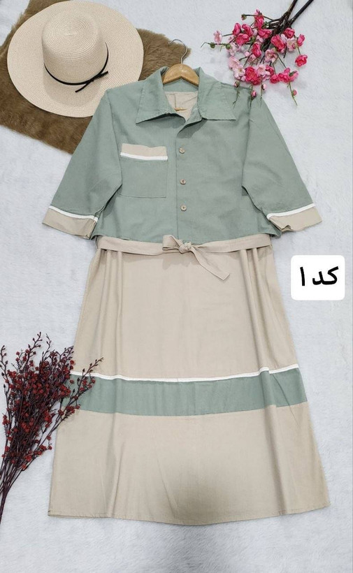 ست کت و سارافون لنین مهلان ❤️🫀کد 475 شانی