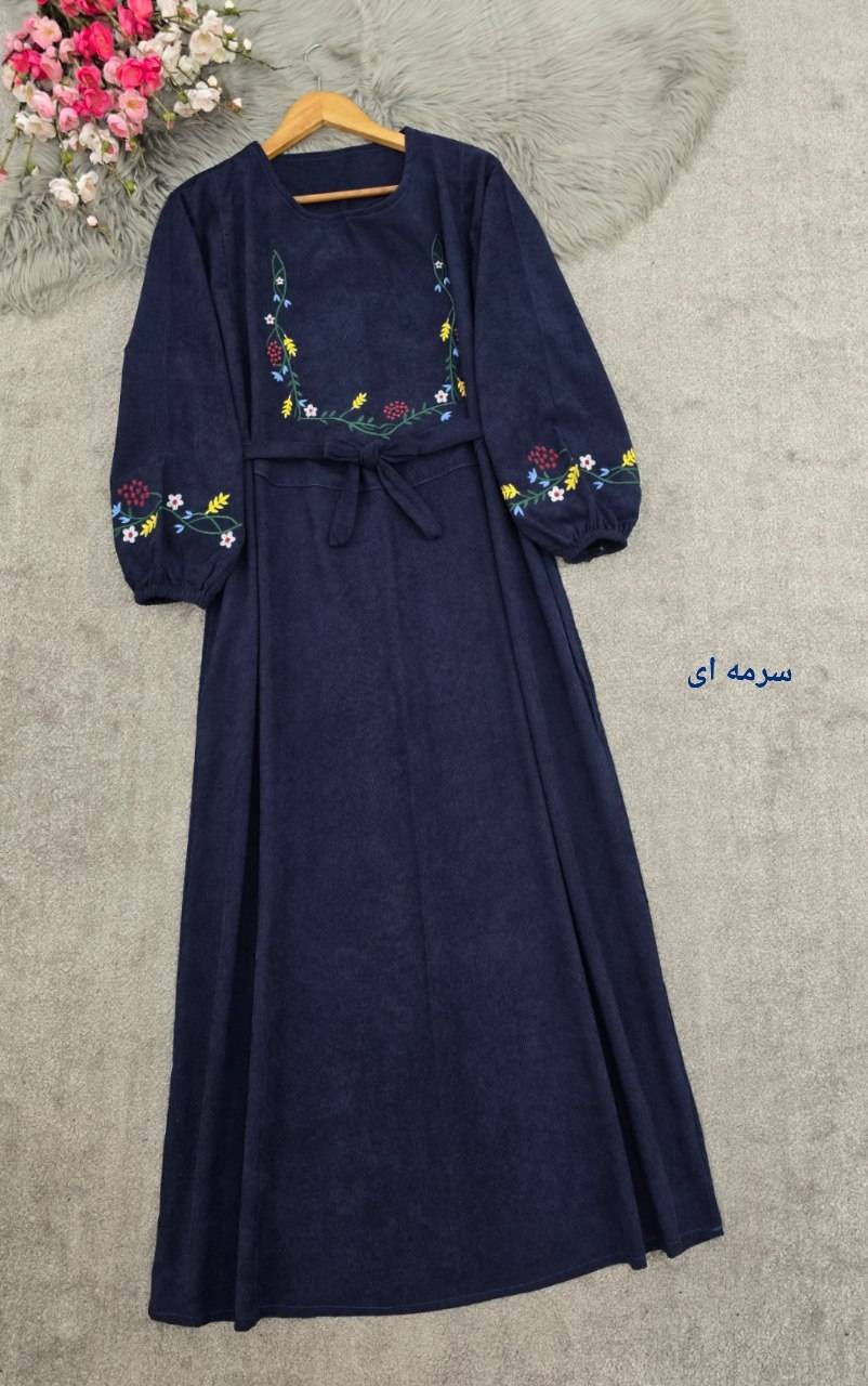 کفتان گلدوزی گلبرگ پاییزه🌿 با کیفیت عالی ✅ والی26112