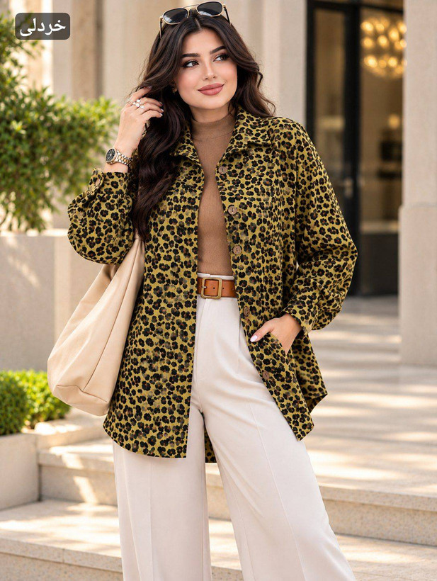 مانتو پلنگی راشا😍🌺26182شایسته