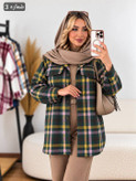 مانتو چهارخونه نسیم🌺😍26304شایسته
