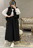 جلیقه دامن زمرد 💕🌸کد 18093 ناز