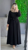 پیراهن بلند سه دکمه 🎀🪷کد 16451 ناز