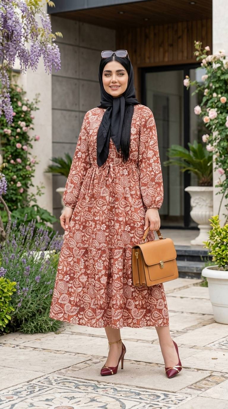پیراهن ساحلی نغمه بوگاتی اعلا  تکرنگ 🎀 🎀 کد ۱۲۹۷۸ دلتا