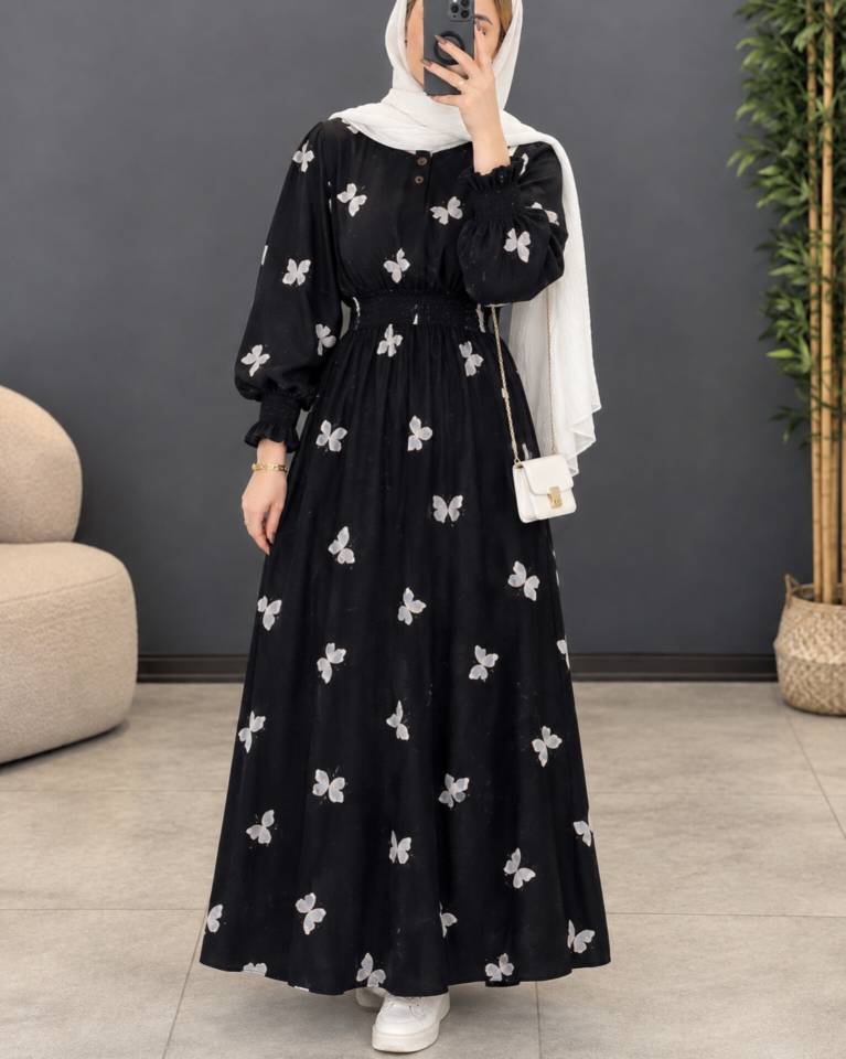 پیراهن پاییزه آبان در رنگبندی 🥰🥰کد ۲۶۰۷۳ دل