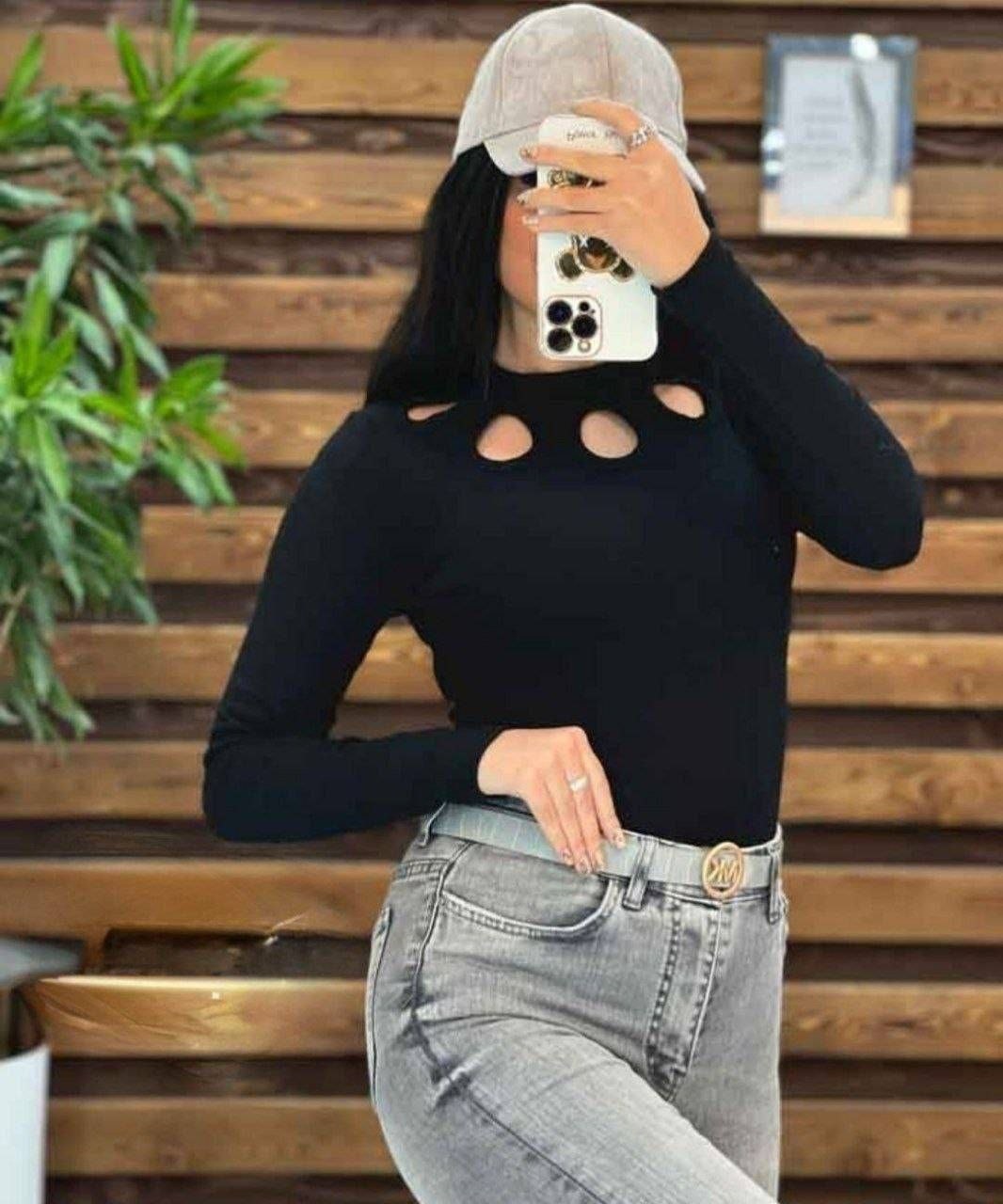 بلوز فانریپ اشکی🌿 با کیفیت عالی ✅ الیش27420