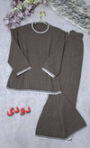 ست بلوز شلوار دندان موشی در رنگبندی 🥰🥰کد۲۷۴۴۲ فار