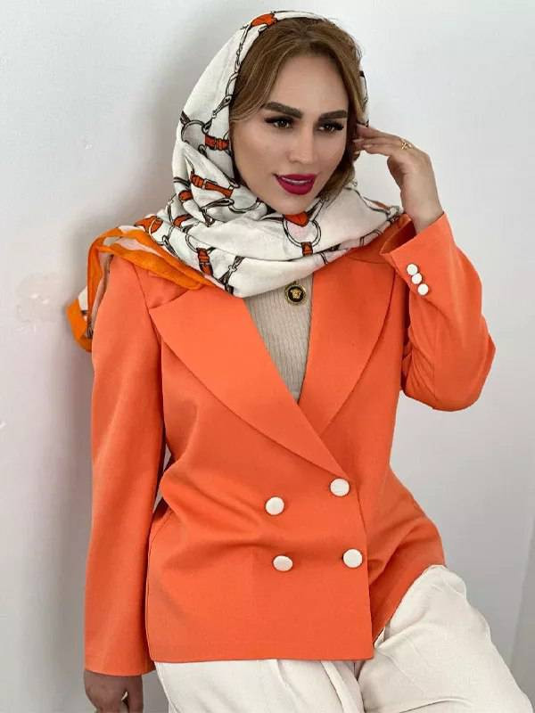 کت و شلوار نارنج 🫀🧡🫀کد 27545 طاها