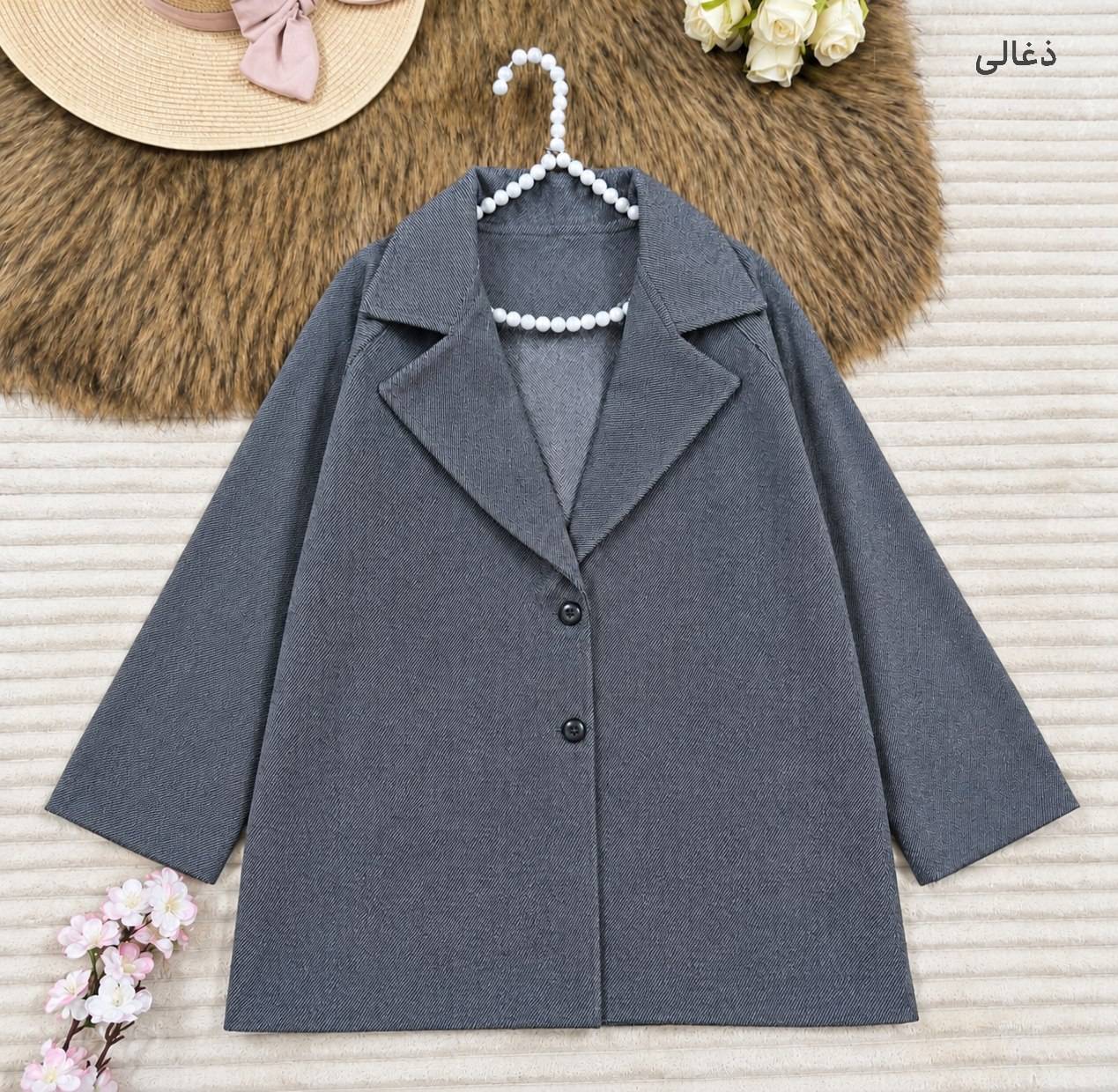 پالتو فوتر یقه انگلیسی💕🌹کد 1571 ساری