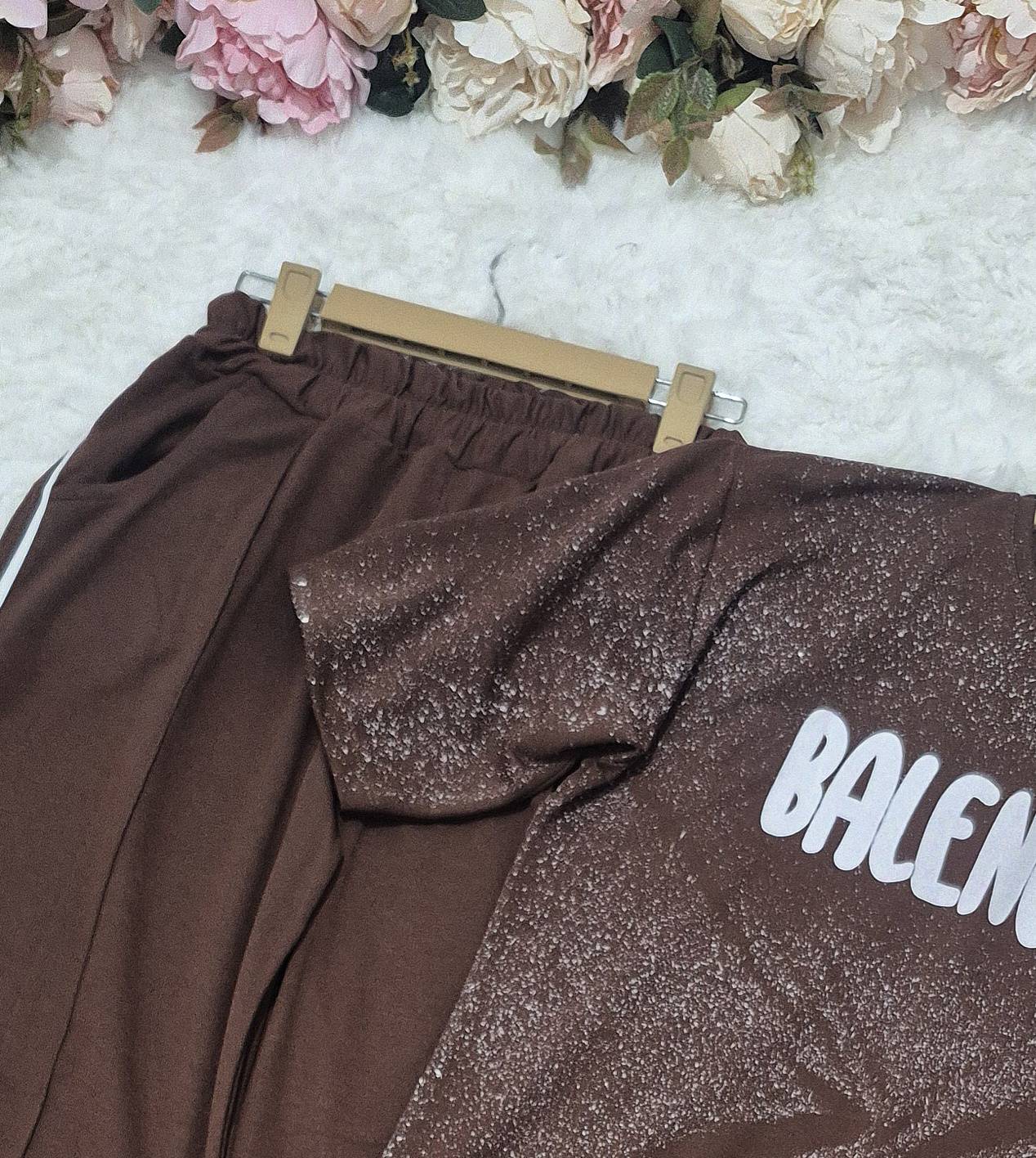 ست تیشرت شلوار balenciaga 😍🎀کد 27526 مد