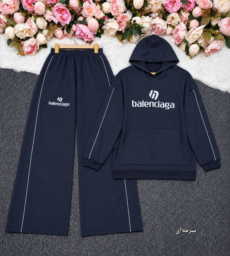 ست سویشرت شلوار بالنسیاگا 🦋💕کد 26175 آرا