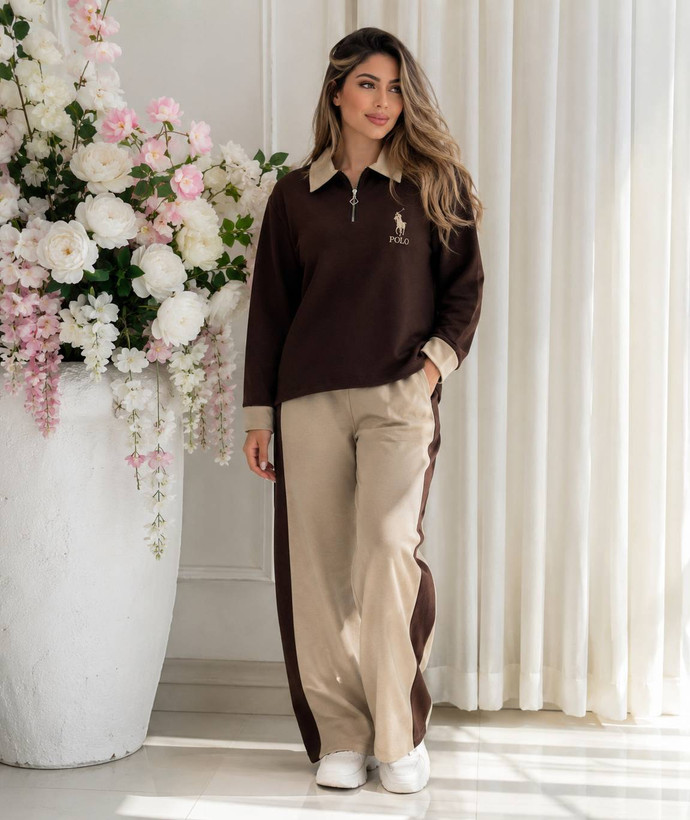 ست نیم زیپ polo😍❤️کد 23274 مد