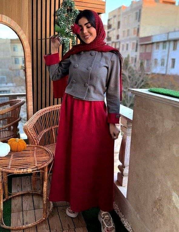 کت دامن پاییزه🌺☘️39825 پری