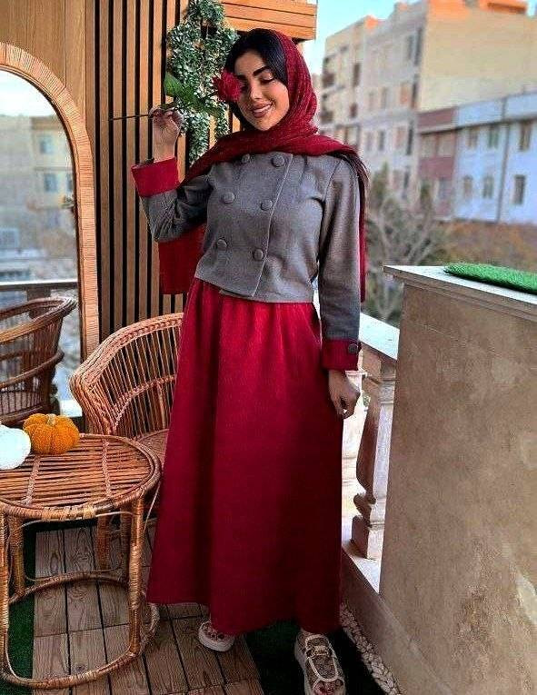 کت دامن پاییزه🌺☘️39825 پری