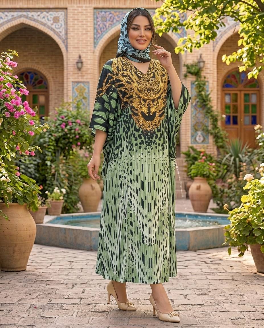 پیراهن عبایی مجلسی ۳۵۲ در رنگبندی 🎀🎀کد۲۷۵۷۴لی