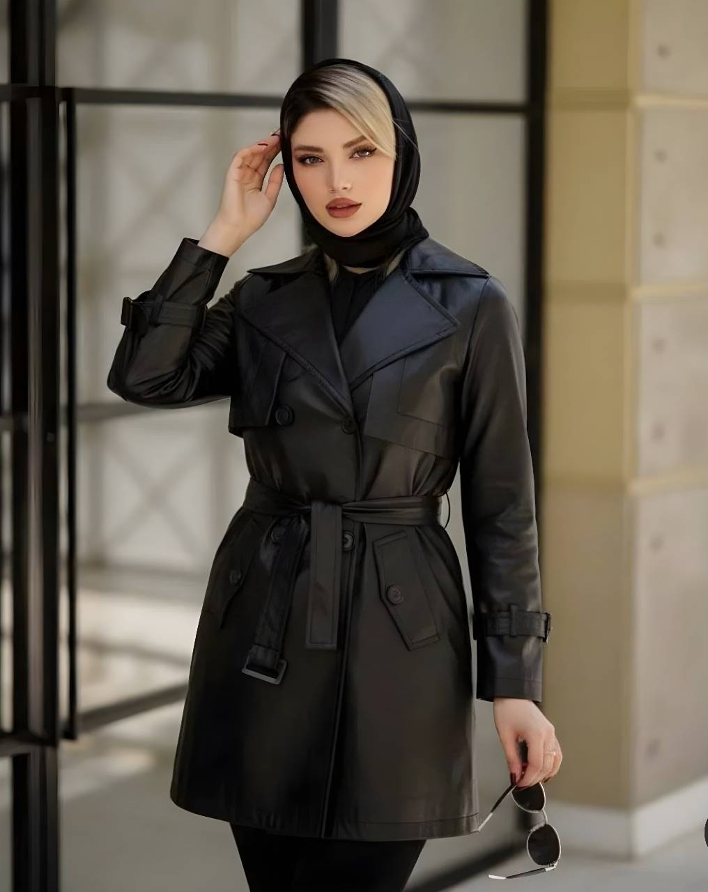 پالتو چرم آسو 🦋😍کد 815 ادرا