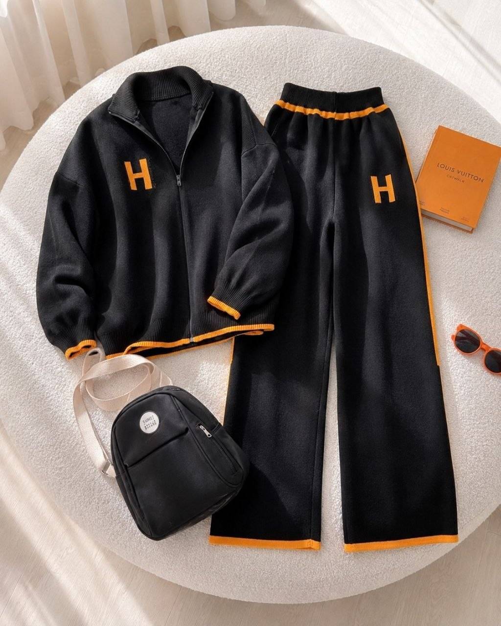 ست سویشرت شلوار هرمس 💕❤️کد 818 آدرا