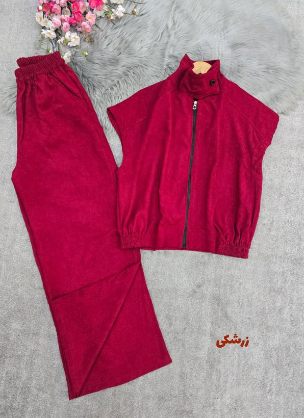 ست وست و شلوار برکه🌿 با رنگ بندی و کیفیت عالی ✅ والی27699