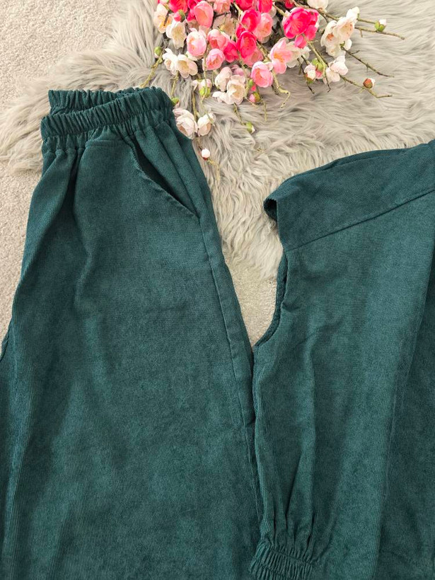 ست وست و شلوار برکه🌿 با رنگ بندی و کیفیت عالی ✅ والی27699