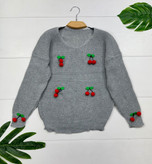 بلوز بافت گیلاسی 🍒 با رنگ بندی و کیفیت عالی ✅ الیش24415