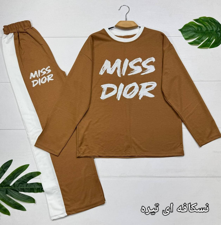 ست بلوز و شلوار میس دیور🌿 با رنگ بندی و کیفیت عالی ✅ الیش27689