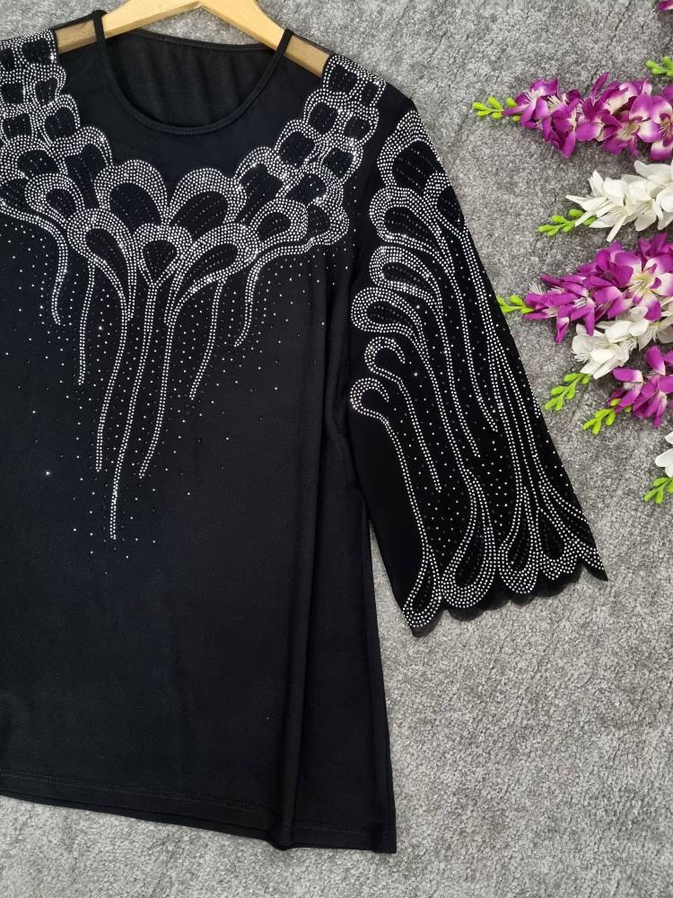 شومیز پر طاووس🌺☘️44591 نفس