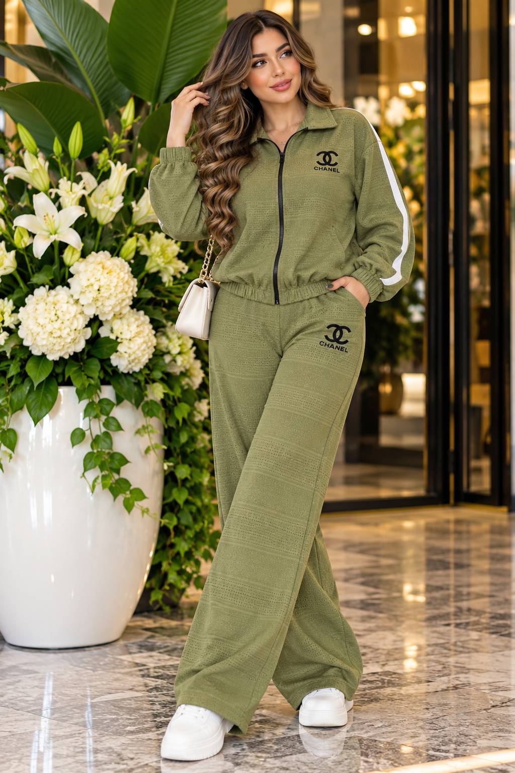 ست دوتیکه مراکشی CHANEL (کت +شلوار)در رنگبندی 🥰🥰کد۲۶۲۹۹ مد