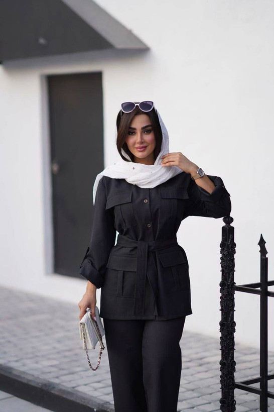 مانتو شلوار هما🌺☘️6959نفیس