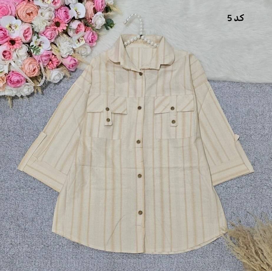 مانتو لنین راه راه 🌸🫀کد 23228 ساری