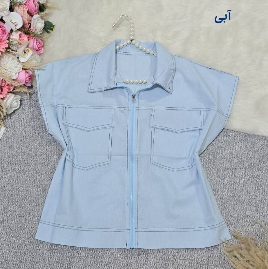 وست جیب پاکتی گلاویژ 💕🌸کد 22563 ساری