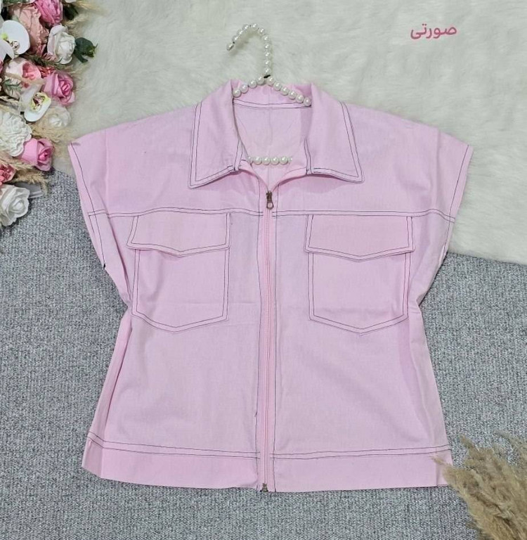 وست جیب پاکتی گلاویژ 💕🌸کد 22563 ساری