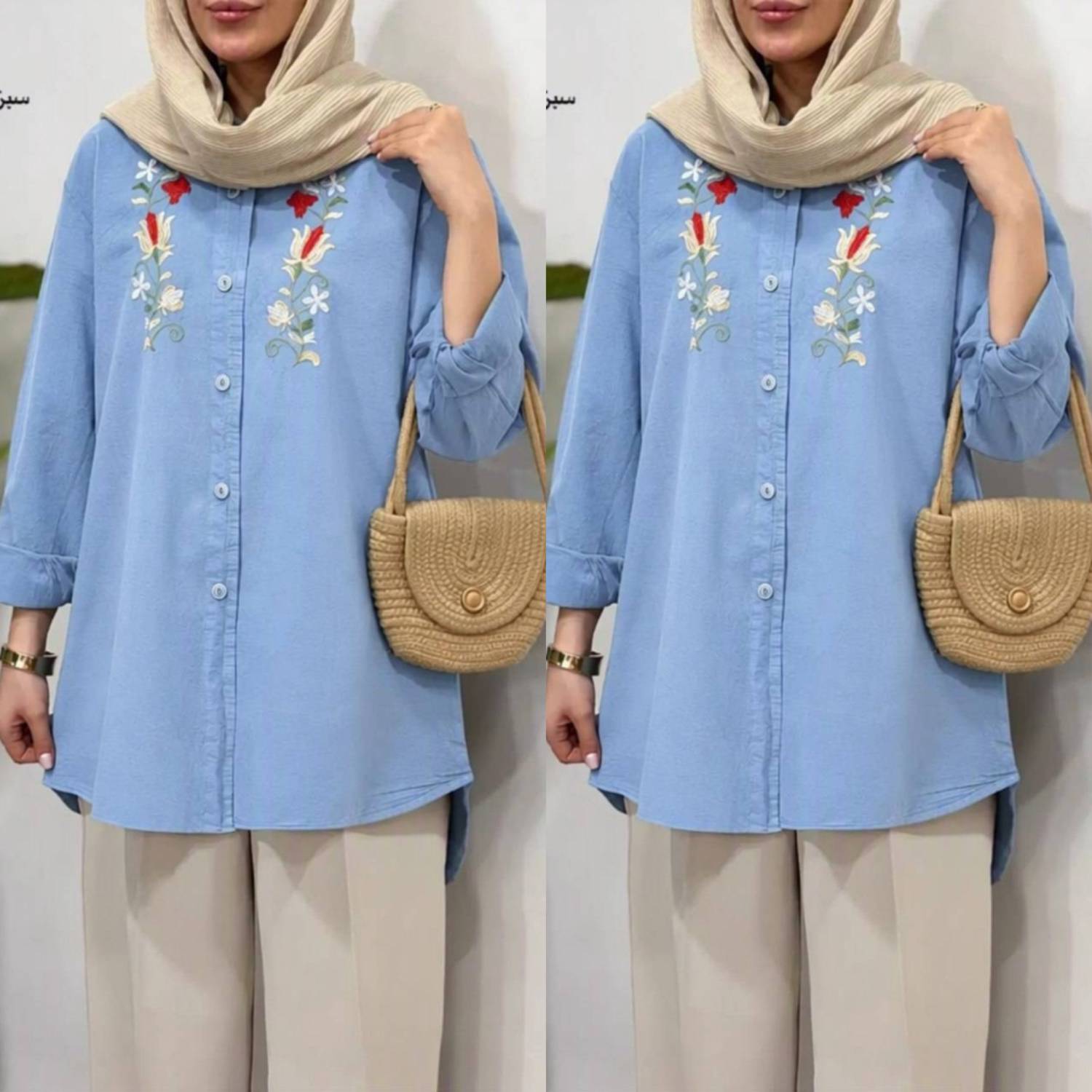 شومیز لاله☘️🌺23009 نفیس